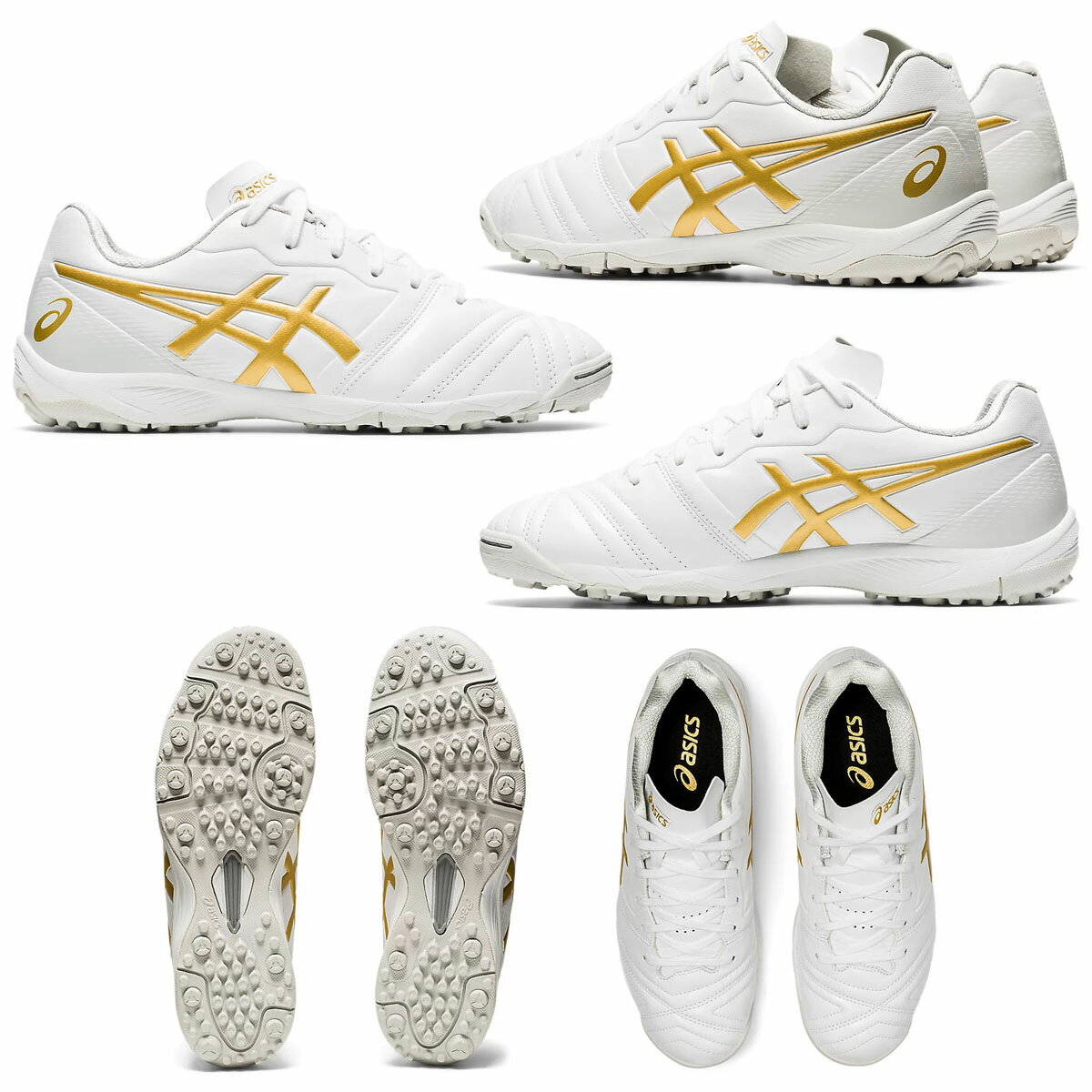 35%OFF アシックス サッカー トレーニングシューズ ジュニア asics サッカー フットサル 屋外用 トレシュー ULTREZZA GS TF（ウルトレッツァ GS TF）【ホワイト×ピュアゴールド】 ジュニア・キッズ 子供用 1104A021 101 ＜足幅：標準＞ ＜あす楽・即納＞ {SK}