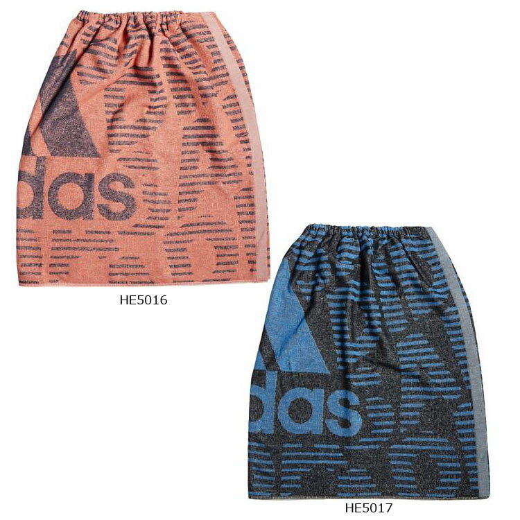 ●あす楽● adidas（アディダス） トレーニング・フィットネス タオル ラップタオル S 【ブラック ・ セミターボ】 JLQ09 HE5016 HE5017 水泳 スイミング プール 海水浴 レジャー 学校 子供 ビッグロゴ スポーツタオル メンズ・レディース 男性用・女性用 青 赤 21SS {SK}