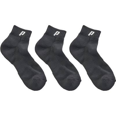 prince (プリンス) テニス・バドミントン ソックス メンズショート3P セット 部活 練習 試合抗菌防臭 アーチサポーター 底パイル メンズ 男性用 【...