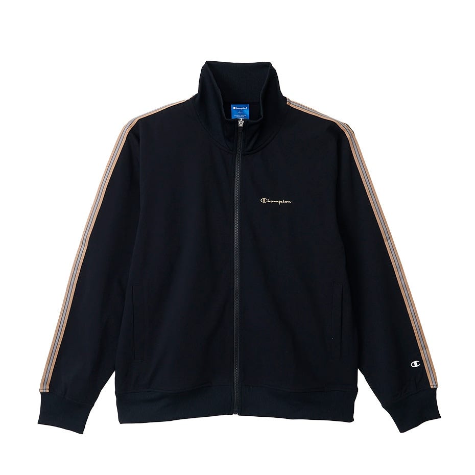 Champion （チャンピオン） マルチスポーツ トップス ジップジャケット 【ブラック】 C3-ASE01 090 ジャージ ジャケット ウィンドウェア 上着 メンズ レディース 男性用 女性用 ヘインズブランズジャパン クロ 黒 2026 {SK}