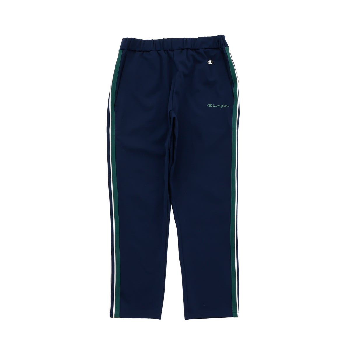 品名：LONG_PANTSカラー名：ダークネイビーサイズ詳細：M : 股上 (cm)36 | 股下 (cm)67 | 平置きでのウエスト幅 (cm)37 | 渡り幅 (cm)32.5 | 平置きでの裾口幅 (cm)18L : 股上 (cm)37 | 股下 (cm)69 | 平置きでのウエスト幅 (cm)39 | 渡り幅 (cm)33.5 | 平置きでの裾口幅 (cm)19XL : 股上 (cm)38 | 股下 (cm)71 | 平置きでのウエスト幅 (cm)41 | 渡り幅 (cm)34.5 | 平置きでの裾口幅 (cm)20サイズはアメリカ企画サイズではなく、日本企画サイズです。実際のサイズと若干の誤差が生じる場合がございます。±2cmまでを許容範囲としております。洗濯により若干の縮みがございます。モニタなどの環境で、写真と実際の商品とは色が多少異なる場合があります。※商品によってはどうしても若干の誤差が発生してしまいます。　1-2cmの誤差はあらかじめご了承ください。商品の説明：動きをスムーズにするストレッチ性に優れ、ヒートアップした身体を素早くドライにし、COOLで快適な状態を保つ機能「C VAPOR(R)」を兼ね備えたジャージー素材を使用したロングパンツです。両サイドのサンドイッチラインのニットテープがデザインポイント。左前腰にChampion（チャンピオン）ロゴをニットテープとカラーを合わせて刺繍しています。同素材を使用したジップジャケット（C3-DSE01）も展開しているので、セットアップでの着用もオススメです。素材・材質：Stretch Dry Jerseyポリエステル100%原産国：中国スポーツ / スポーツウェア / バスケ / バスケットボール / チャンピオン / ヘインズ / ウェア / ボトムス / パンツ / ズボン / ゲームウェア / ショートパンツ / ストリート / カジュアル / 試合 / 運動 / 部活 / トレーニング / フィットネス / 学校 / ジム / 日常 / 防寒 / C3DSF01-386