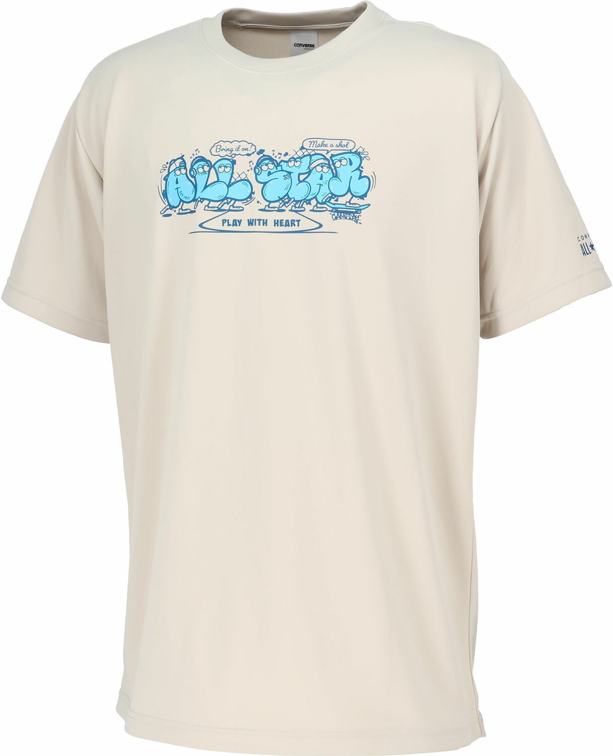 CONVERSE （コンバース） バスケットボール Tシャツ プリントTシャツ 【ベージュ】...