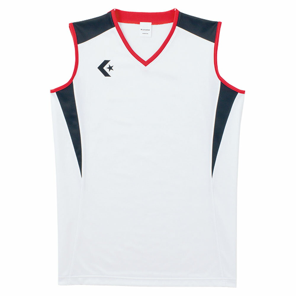 CONVERSE（コンバース） バスケットボール ウェア ゲームシャツ レディース 【ホワイト／ブラック】 CB351701 1119 …