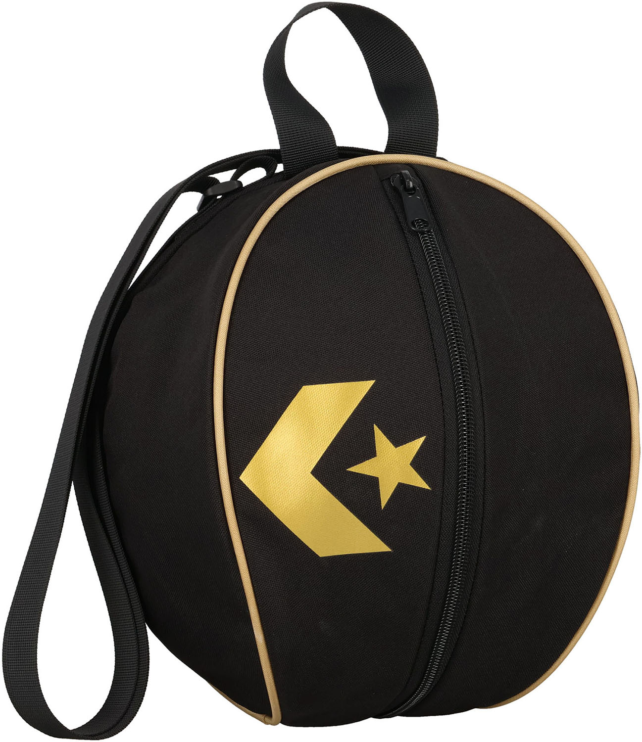 CONVERSE （コンバース） マルチスポーツ ケース ボールケース 【ブラック×ゴールド】 C2552097 1982 ランドリーバッグ ボールケース メンズ・レディース 男性用・女性用 ブラック 黒 金 25FW {SK}