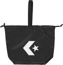 CONVERSE (コンバース) マルチスポーツ ケース 一本手巾着ボールケース 【ブラック×ホワイト】 C2453097 1911 ランドリーバッグ バッグ ...