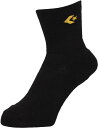 CONVERSE (コンバース) バスケットボール ソックス クッションソックス 【ブラック×ゴールド】 CB151051 1953 ソックス ソックス メンズ・レディース 男性用・女性用 ブラック 黒 金 25SS {SK}
