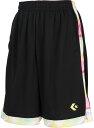 CONVERSE (コンバース) バスケットボール Tシャツ ガールズプラクティスパンツ(ポケット付き) 【ブラック×イエロー】 CB351853 1952 プ...