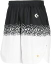 CONVERSE (コンバース) バスケットボール Tシャツ ゴールドシリーズプラクティスパンツ(ポケット付き) 【ブラック×ホワイト】 CBG242851 1...