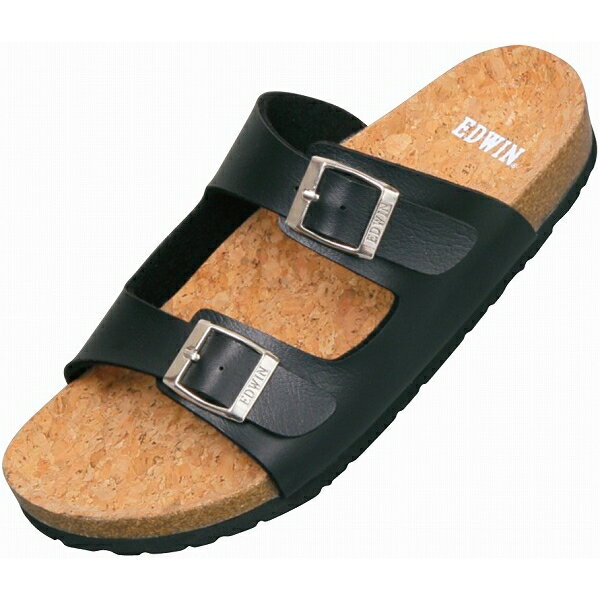 DAIMATU（ダイマツ） EDWIN（エドウィン） ウィメンズフットベットサンダル 【ブラック】 EW9462 9 レディース 女性用 トングコンフォート 甲ベルト カジュアル シューズ・靴 黒 20SS {SK}