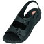 DAIMATU(ダイマツ) Pure Walker(ピュアウォーカー) ナースシューズサンダル ヘルス 【ブラック】 PW7608 9 レディース 女性用 ヒール4cm バックストラップ 衝撃吸収 カジュアル シューズ・靴 黒 17SS {SK}