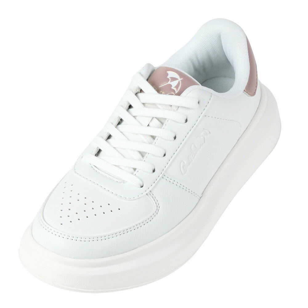 DAIMATU（ダイマツ） スニーカー Arnold Palmer（アーノルドパーマー） カジュアル 厚底 無地 軽量 コートシューズ 【ピンクゴールド 】 レディース 女性用 AL0825 913 桃 金 {SK}