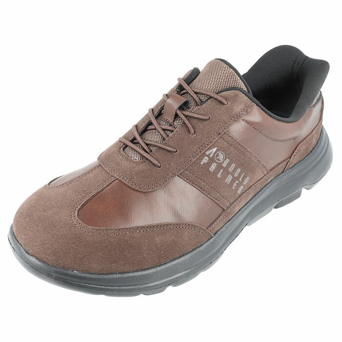 乐天商城 - DAIMATU（ダイマツ） スニーカー スリッポン Arnold Palmer（アーノルドパーマー） 紳士靴 幅広3E ゴム紐 Slide Fit Plus 【D．ブラウン 】 メンズ　男性用 AP0161 208 茶 {SK}