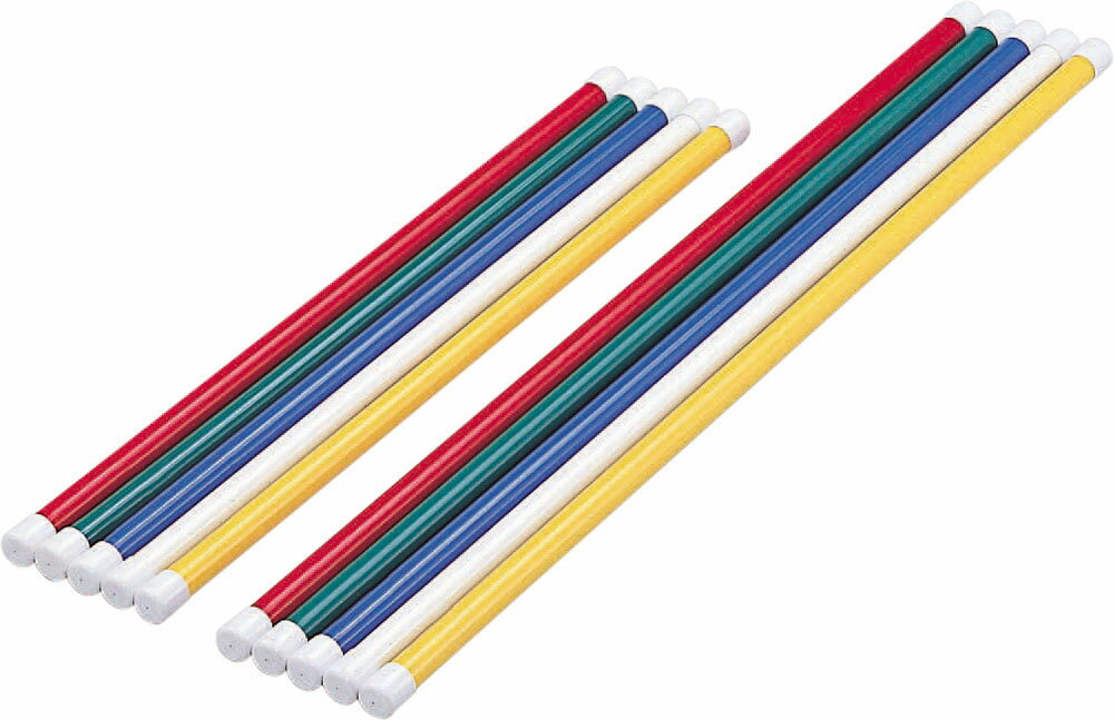 DANNO （ダンノ） 学校体育器具 グッズその他 カラー体操棒120 5本1組 【レッド/グリーン/ブルー/ホワイト/イエロー】 D-344 グッズその他 体操棒 メンズ・レディース 男性用・女性用 淡野製作所 赤 緑 青 白 黄 E-1 {SK}