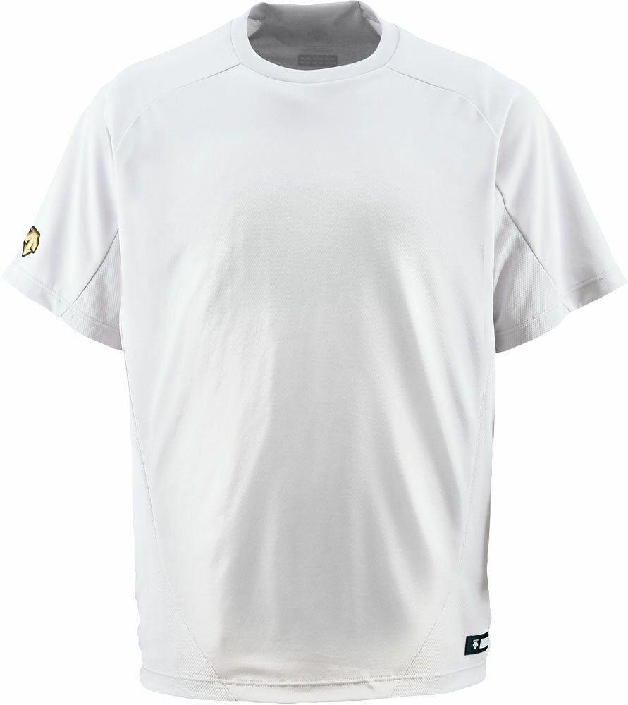 DESCENTE（デサント） 野球 ユニフォーム・練習着 ジュニア丸首Tシャツ 【Sホワイト】 少年用 ジュニア・キッズ JDB200 SWHT {NP}