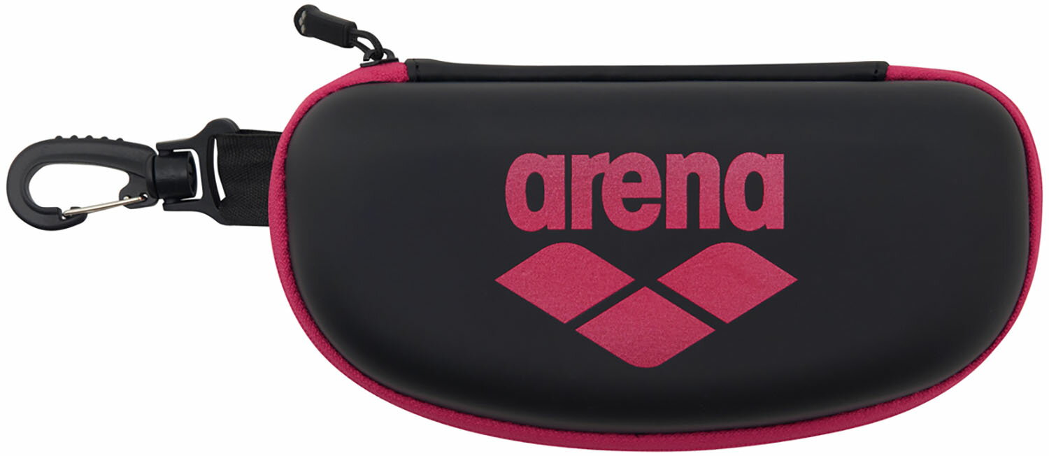 arena （アリーナ） 水泳 ケース ゴーグルケース(M) 【ブラック×ピンク】 AS5SAZ70U BKPK ケース バッグ ブラック 黒 25SS {SK}
