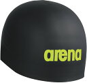 arena (アリーナ) 水泳 帽子 【アクアフォース3Dキャップ】レーシングシリコーンキャップ(FINA承認) 【ブラック】 AS5SSC03U BKYL シリコンキャップ スイミングキャップ ユニセックス 男性用・女性用 ブラック 黒 25SS {NP}