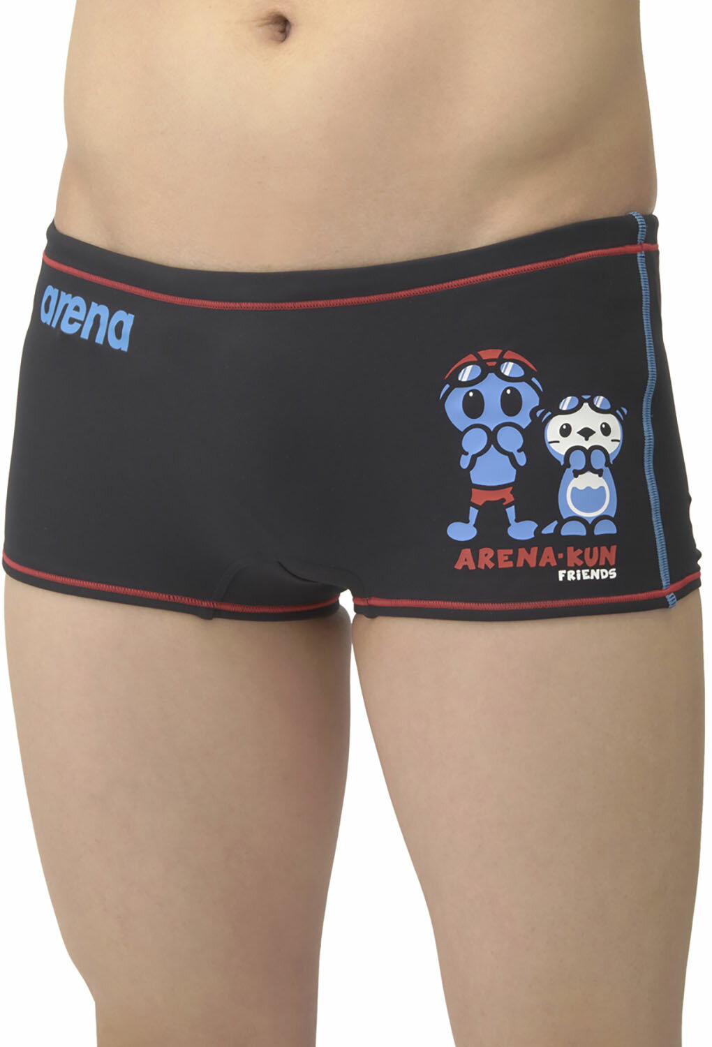 arena （アリーナ） 水泳 水着 トレーニングスパッツ(ショートレッグ) 【ブラック】 AS5SWM02M BK02 水着メンズ競泳用（FINA非・ 水着 メンズ 男性用 ブラック 黒 25SS {SK}