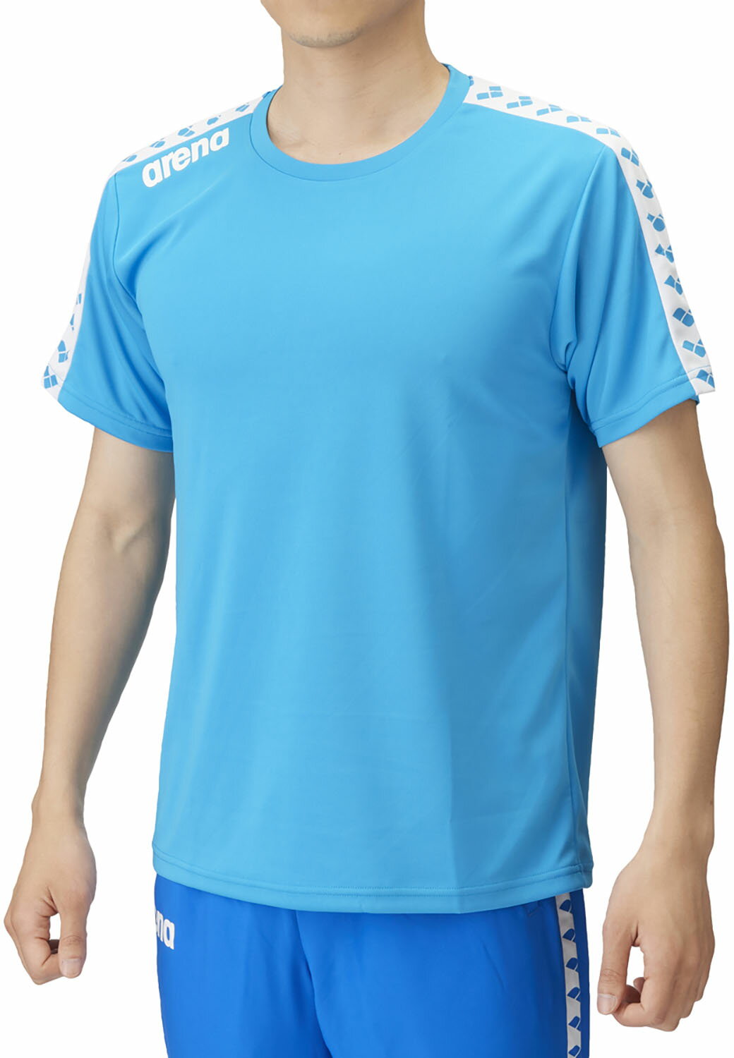 arena （アリーナ） 水泳 Tシャツ Tシャツ 【ブルー】 ASS4HTU010 BLU 半袖Tシャツ Tシャツ ブルー 青 24SS {NP}