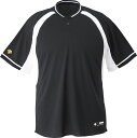 DESCENTE (デサント) 野球&ソフトボール Tシャツ ベースボールシャツ 【ブラック×Sホワイト】 DB103B BKSW ベースボールTシャツ Tシャ...