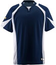 DESCENTE (デサント) 野球&ソフトボール ウインドウェア ベースボールシャツ 【Dネイビー×Sホワイト】 DB113 DNSW コート Tシャツ メン...