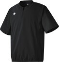 DESCENTE (デサント) 野球&ソフトボール ユニホーム 半袖 ストレッチジャケット 【ブラック】 DB5SJK32M BK00 ユニフォームパンツ・メン...