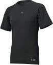 DESCENTE (デサント) 野球&ソフトボール アンダーシャツ 丸首半袖アンダーシャツ 【ブラック】 DB5SUD10M BK00 アンダーTシャツ アンダ...