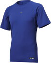 DESCENTE (デサント) 野球&ソフトボール アンダーシャツ 丸首半袖アンダーシャツ 【ブルー】 DB5SUD10M BL00 アンダーTシャツ アンダー...