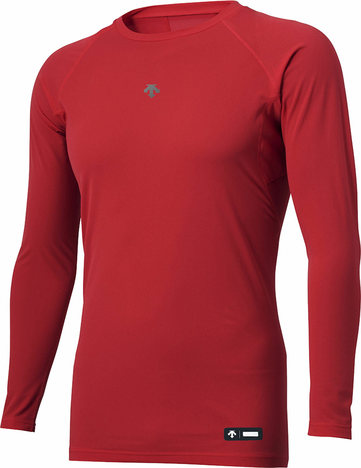 DESCENTE （デサント） 野球＆ソフトボール アンダーシャツ 丸首長袖アンダーシャツ 【レッド】 DB5SUD20M RD00 フィットアンダーシャツ アンダーウェア メンズ 男性用 レッド 赤 20SS {NP}