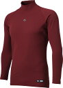 DESCENTE (デサント) 野球&ソフトボール アンダーシャツ ハイネック長袖アンダーシャツ 【ワインレッド】 DB5SUD21M WR00 フィットアンダーシャツ アンダーウェア メンズ 男性用 ワインレッド 赤 20SS {NP}(4)