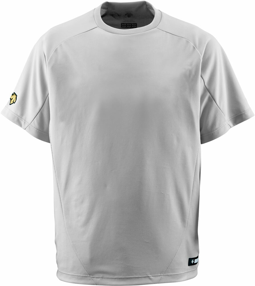 DESCENTE （デサント） 野球＆ソフトボール Tシャツ ベースボールシャツ(Tネック) 【シルバー】 JDB200 SLV ベースボールTシャツJR Tシャツ ジュニア キッズ 子供用 シルバー 銀 20SS {NP}