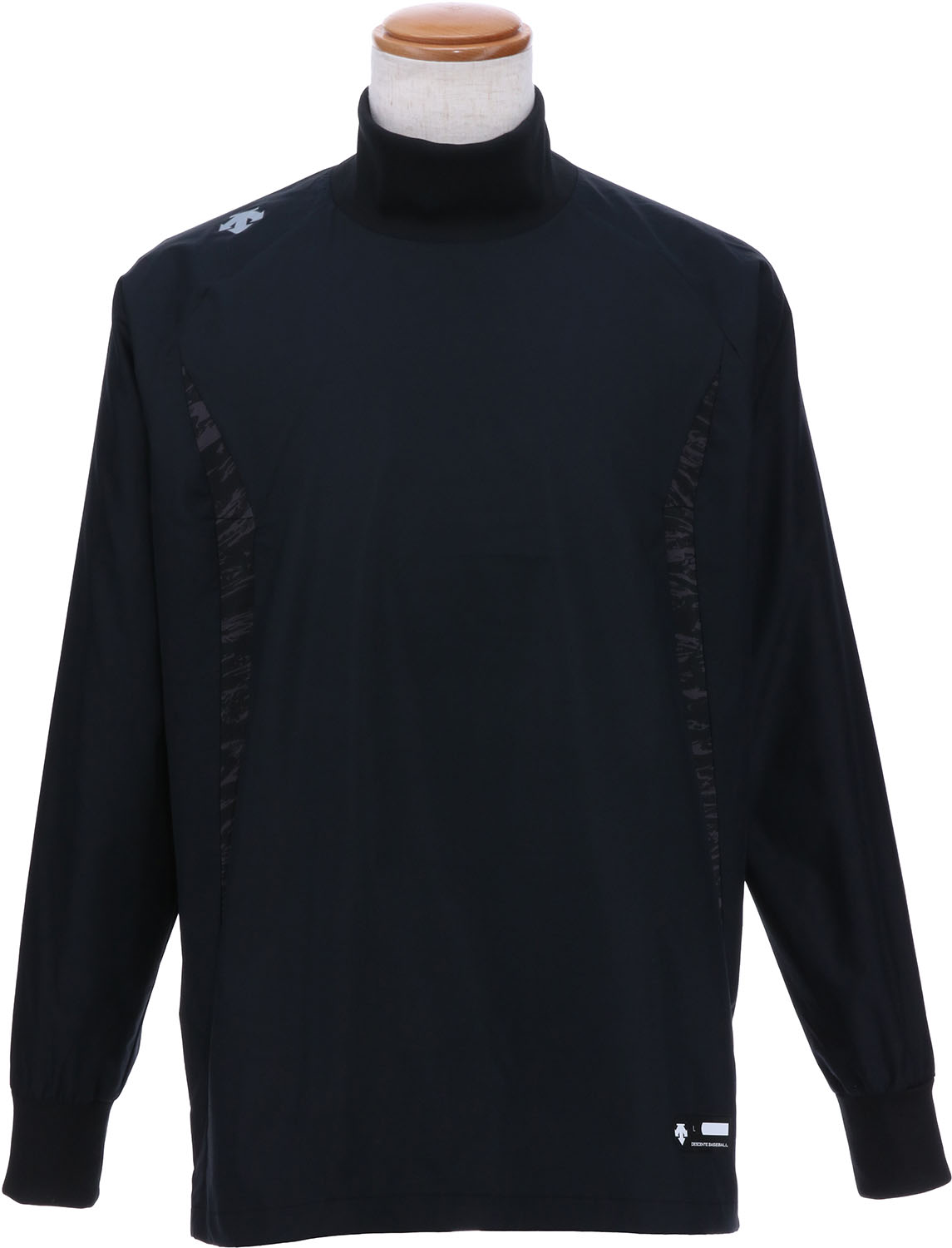 DESCENTE （デサント） 野球＆ソフトボール ウインドウェア ウインドシャツ 【ブラック】 PJ-252B BLK ウインドシャツJR プラクティスシャツ メンズ 男性用 ブラック 黒 9999 {NP}