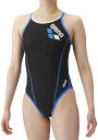 arena (アリーナ) 水泳 水着 トレーニングワンピース(オープンバック) 【ブラック×ブルー】 SAR-4100W BKBU 水着レディース競泳用(FINA非公認) 水着 レディース 女性用 ブラック 黒 20SS {SK}