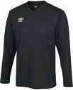 umbro (アンブロ) サッカー ゲームシャツ・パンツ 長袖ゲームシャツ 【ブラック】 UAS6307L BLK ゲームシャツ 長袖シャツ ブラック 黒 23...