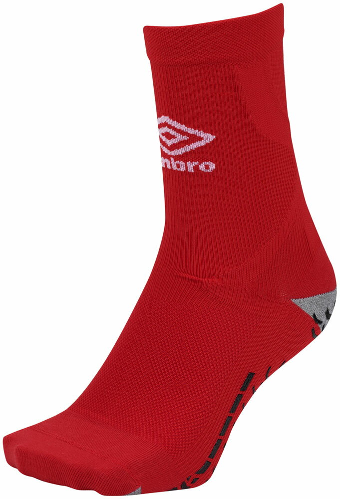 umbro （アンブロ） サッカー ソックス グリップミドルソックス 【マンチェスターレッド】 UAS8333 MRED ソックス ソックス レッド 赤 23SS {NP}
