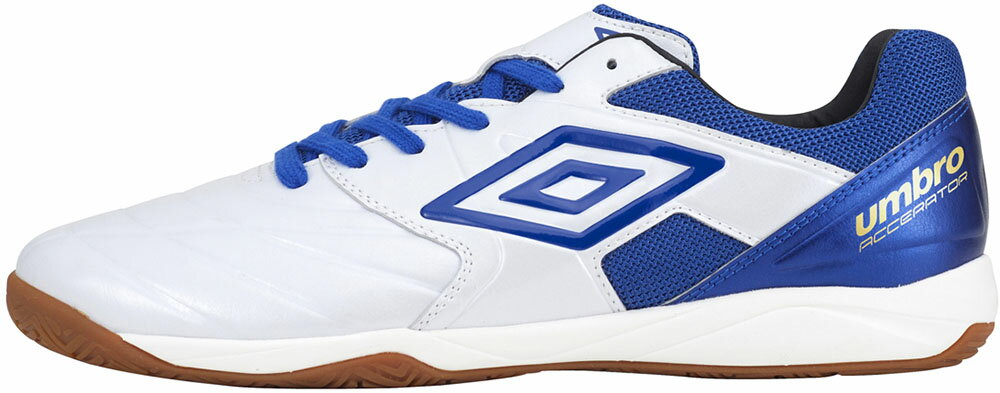 umbro （アンブロ） サッカー スパイク アクセレイターサラ WIDE IN 【S.WHITE/NAVY/NAVY】 UF2VJB02WN WN スパイク インドア フットサル シューズ ホワイト 白 24SS {SK}