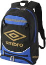 umbro (アンブロ) サッカー バッグ ジュニアフットボールバックパック 【ブラック】 UF5SBP02J BK バックパックJ バックパック ジュニア キッズ 子供用 ブラック 黒 25SS {SK}