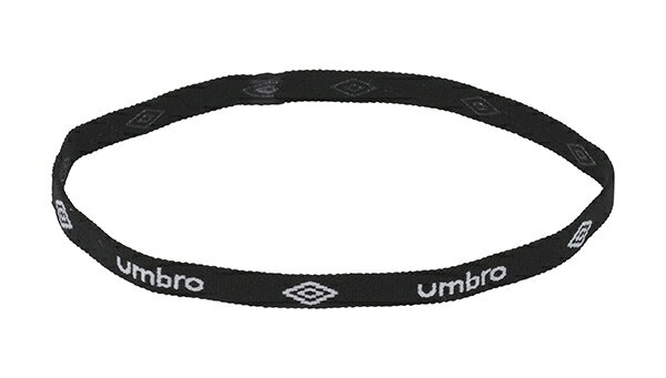 UMBRO （アンブロ） サッカー 帽子 ヘアゴム 【ブラック×ホワイト】 UJS7301 BKWH ヘアバンド ブラック 黒 20SS {NP}