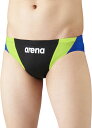 arena (アリーナ) 水泳 水着 リミック 【ブラック×ブルー×イエロー】 ARN-1027M BKBU 水着メンズ競泳用(FINA公認) リミック メンズ 男性用 ブラック 黒 青 黄 21SS {NP}