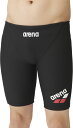 arena (アリーナ) 水泳 水着 トレーニングスパッツ(ハーフレッグ) 【ブラック×レッド】 SAR-4105 BKRD 水着メンズ競泳用(非公認) トレーニング水着 メンズ 男性用 ブラック 黒 赤 20SS {NP}