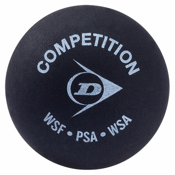 hakozumeの【お得なセット販売あり】 DUNLOP (ダンロップ) レクレーション ボール COMPETITION コンペティション XT 【ブラック】 DA50030 スカッシュ 競技ボール メンズ・レディース 男性用・女性用 クロ 黒 20SS {SK}|詳細画像