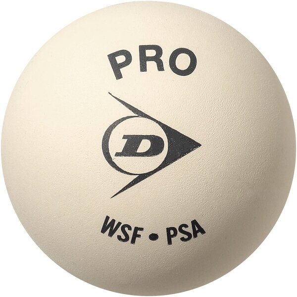 hakozumeの【お得なセット販売あり】 DUNLOP (ダンロップ) レクレーション ボール PRO XX WHT プロ XX ホワイト 【ホワイト】 DA-50038 スカッシュ メンズ・レディース 男性用・女性用 シロ 白 21SS {SK}|詳細画像