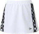DUNLOP (ダンロップ) テニス スラックス・スカート SKIRT 【ホワイト】 DAK-2482W 003 スラックス・スカート スカート ジュニア・キッ...