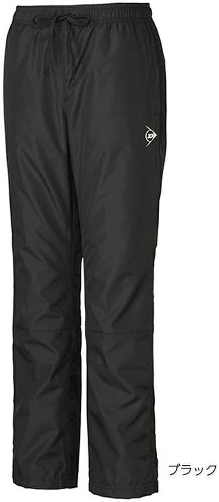 DUNLOP （ダンロップ） テニス ウインドウェア UNISEX 22秋冬 WIND PANTS ジュニア対応モデル 【ブラッ..