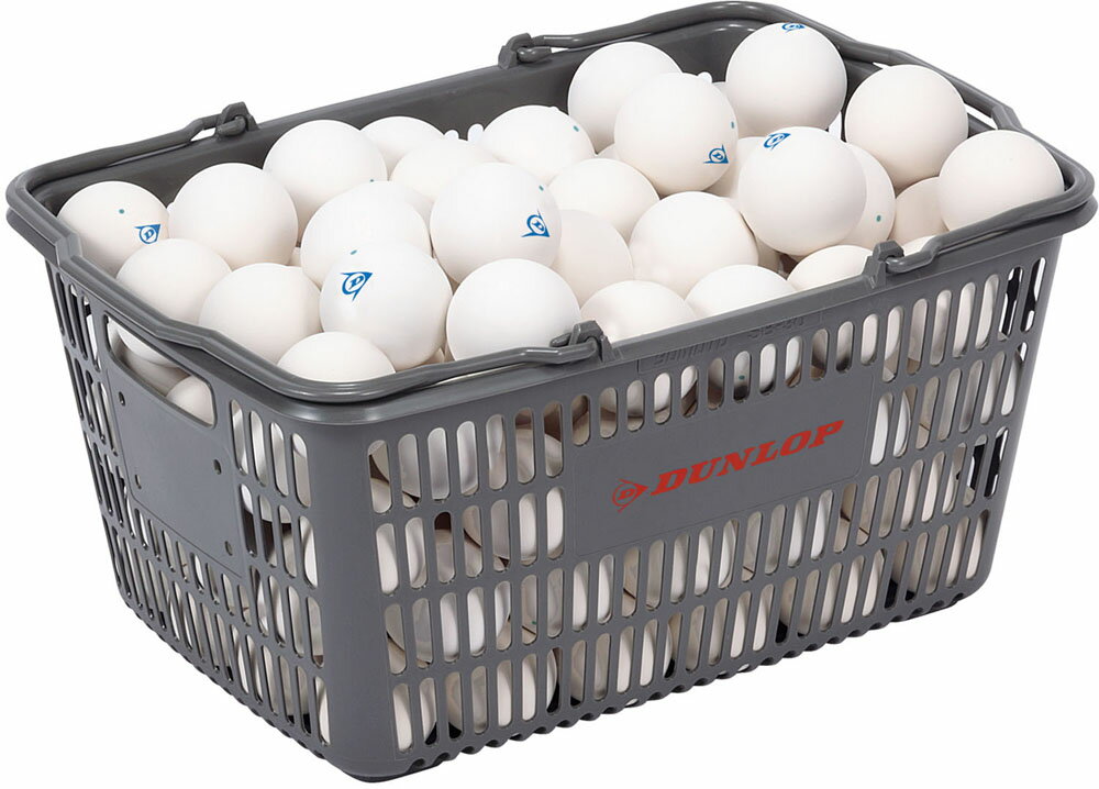 DUNLOP （ダンロップ） テニス ボール DUNLOP ダンロップ ソフトテニスボール練習球 10ダース入りバスケット 【ホワイト】 DSTBPRA2CS 競技ボール 軟式 メンズ・レディース 男性用・女性用 シロ 白 20SS {SK}