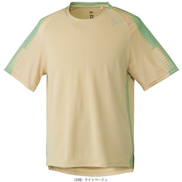 DUNLOP （ダンロップ） テニス ゲームシャツ・パンツ WOMEN'S 25春夏 GAME SHIRT DAP-1522W 【ライトベージュ】 DAP-1601 228 ゲームシャツ ショートスリーブ メンズ・レディース 男性用・女性用 ダンロップスポーツマーケティング ベージュ 肌 26SS {NP}