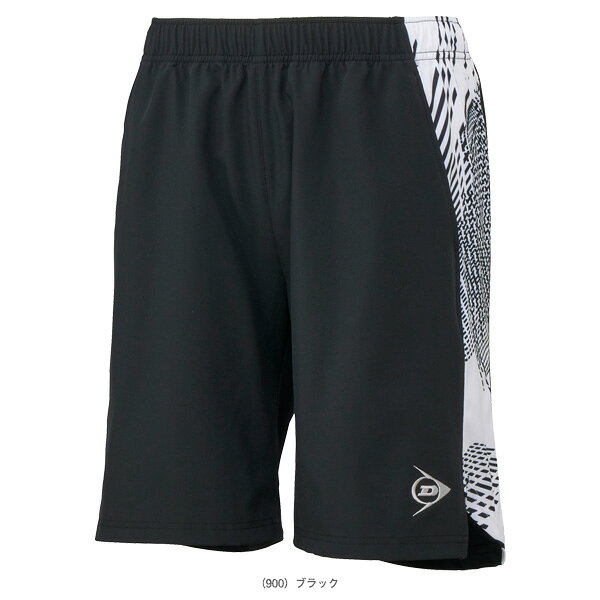 DUNLOP （ダンロップ） テニス ゲームシャツ・パンツ UNISEX 25春夏 GAME SHORTS DAS-2580 【ブラック】 DAS-2580 900 ゲームパンツ ハーフパンツ メンズ・レディース 男性用・女性用 ダンロップスポーツマーケティング ブラック 黒 26SS {NP}