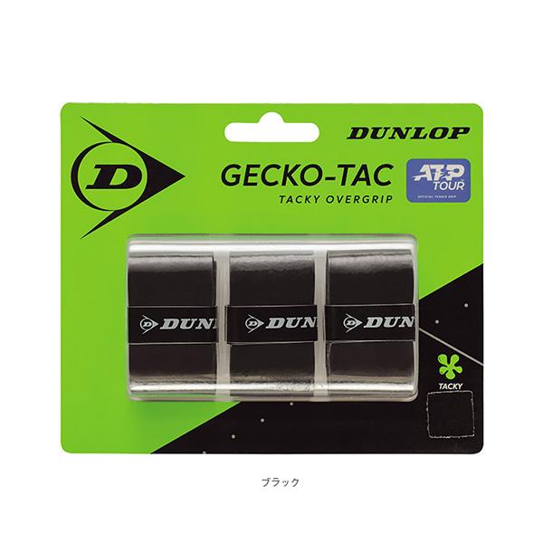 DUNLOP （ダンロップ） テニス ラケット 雑品 オーバーグリップ ウェットタイプ（3本入）GECKO-TAC 3PC DTA-2231 【ブラック】 DTA-2231 900 グリップテープ グリップテープ メンズ・レディース 男性用・女性用 ダンロップスポーツマーケティング ブラック 黒 26SS {SK}