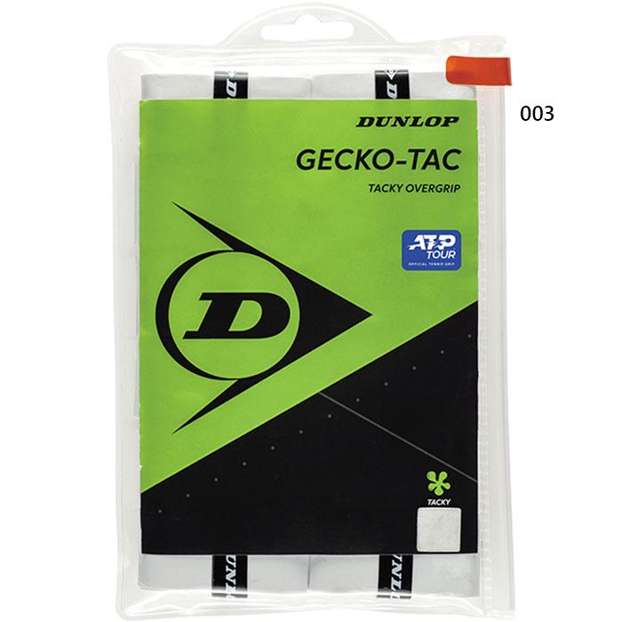 DUNLOP （ダンロップ） テニス ラケット 雑品 オーバーグリップ ウェットタイプ（12本入）GECKO-TAC 12PC DTA-2232 【ホワイト】 DTA-2232 003 グリップテープ グリップテープ メンズ・レディース 男性用・女性用 ダンロップスポーツマーケティング ホワイト 白 26SS {SK}