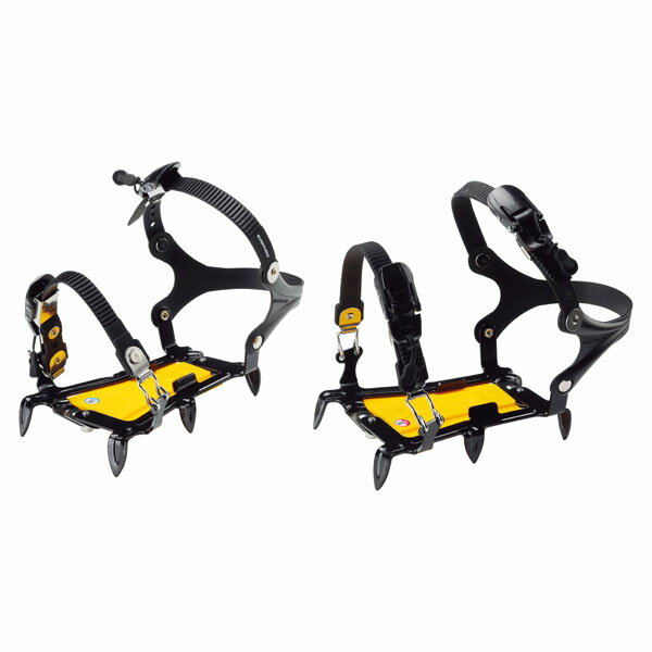 Mountaineering, Trekking - EVERNEW （エバニュー） アウトドア 器具・備品 幅調節式6本爪アイゼン 【イエロー】 EBY015 器具 アイゼン メンズ・レディース 男性用・女性用 イエロー 黄 {SK}