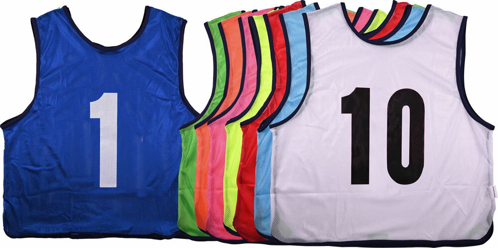 EVERNEW （エバニュー） マルチスポーツ ゲームシャツ メッシュビブスJr1-10 【ホワイト】 EKB403 90 ビブス グッズ キッズ ジュニア 子供用 ホワイト 白 2022 {SK}